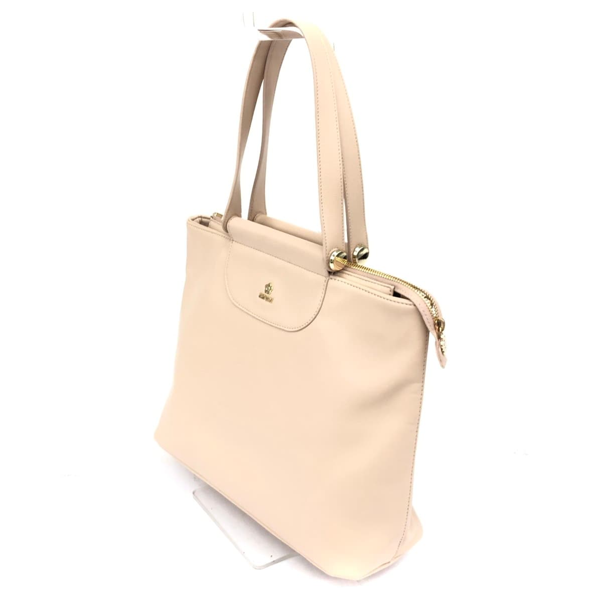 MARY QUANT Tote Bag Good Condition Beige Women's 3