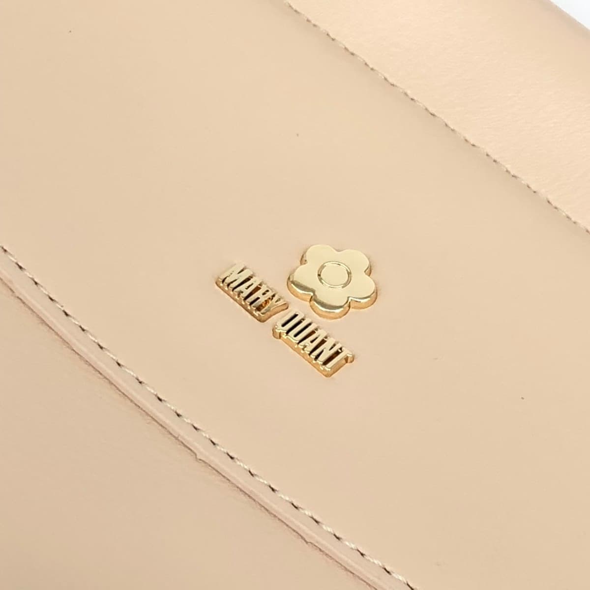 MARY QUANT Tote Bag Good Condition Beige Women's 6