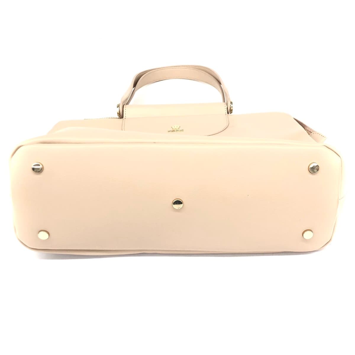 MARY QUANT Tote Bag Good Condition Beige Women's 7