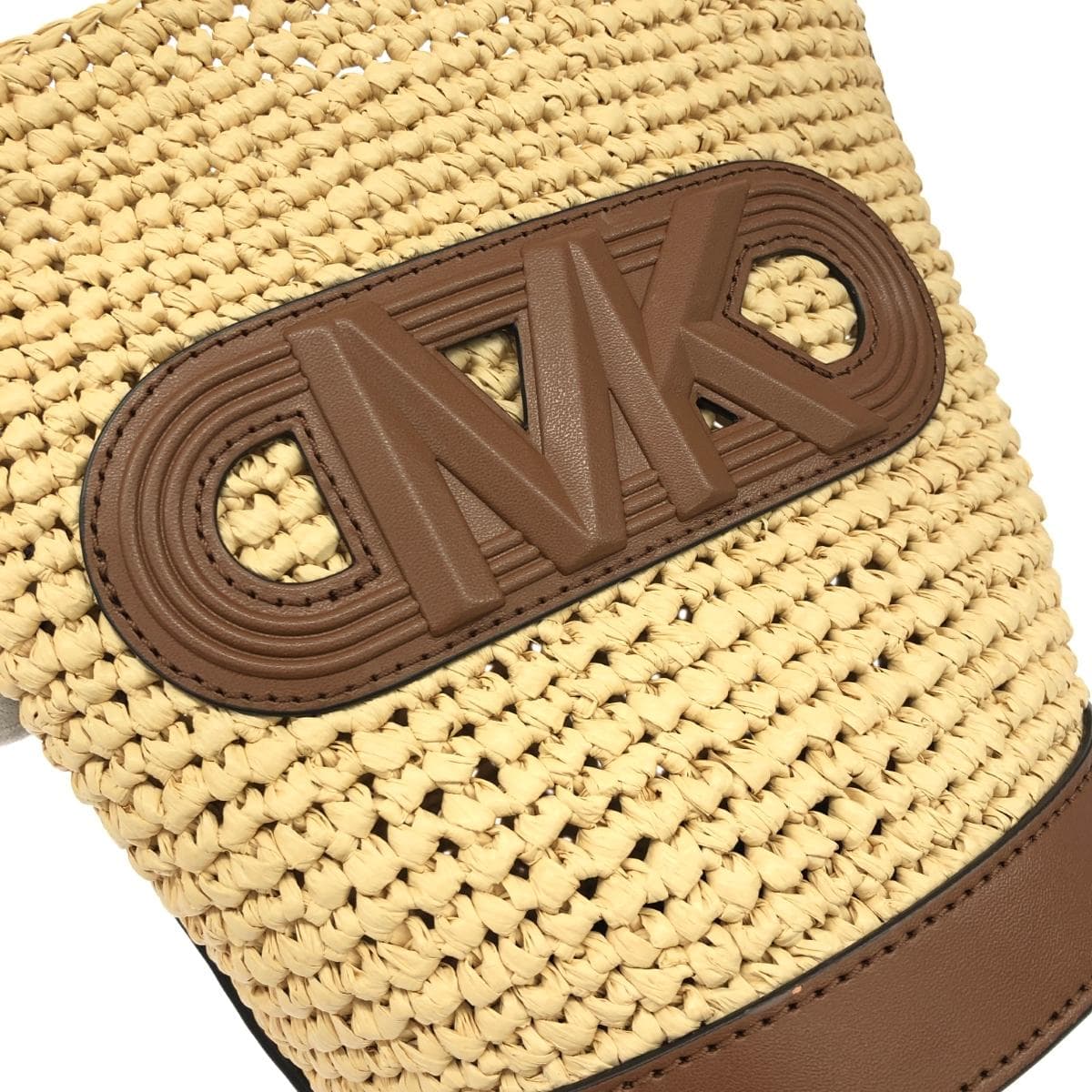 MICHAEL KORS 2WAY Shoulder Basket Bag / TOWNSEND Excellent Condition Straw Brown/Beige Women's 7