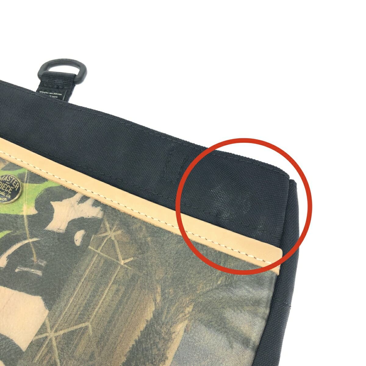 Master-piece shoulder bag in good condition, collaboration with MASAHO ANOTANI, beige, men's 10