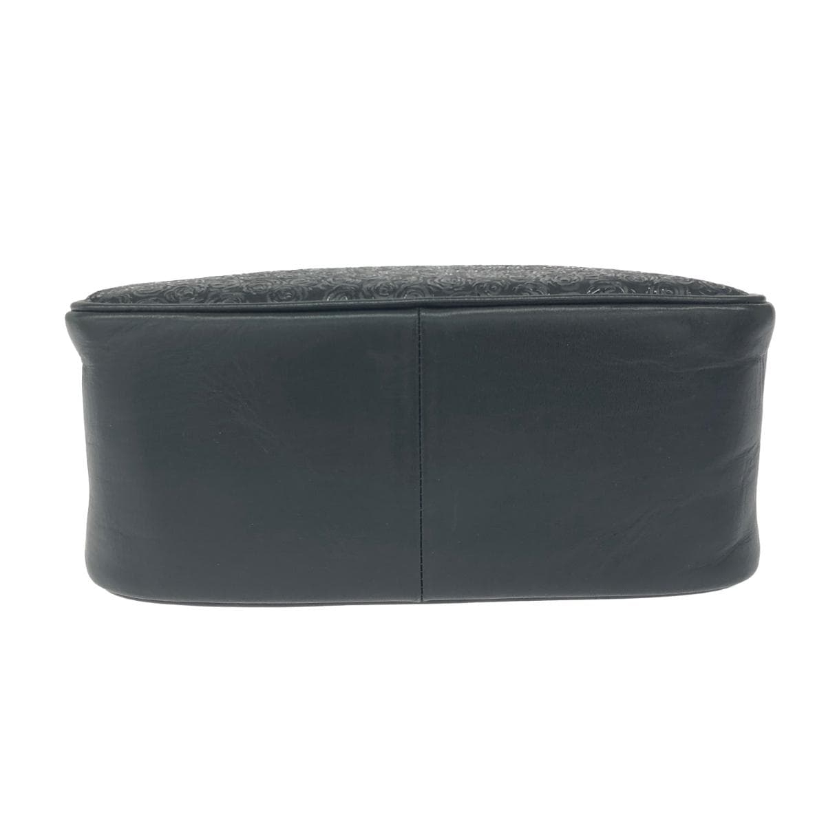 Inden-ya Handbag / Rumidore Rose / Black Ground Deer Leather with Black Lacquer Black Ladies 5