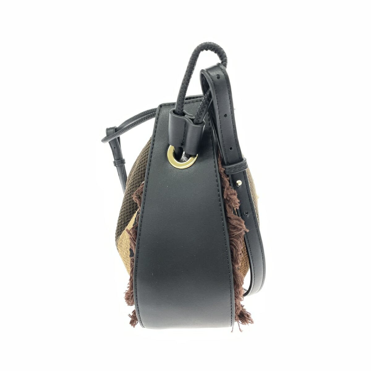 TREASURE TOPKAPI Treasure Topkapi Shoulder Bag / Drawstring Bag, Unused Item, Brown, Women's 2