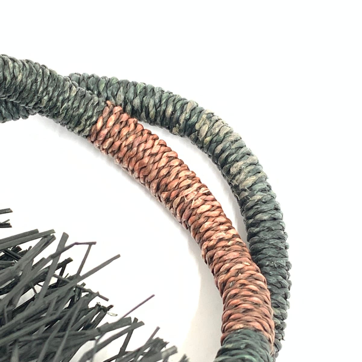 SENSI STUDIO Handbag Raffia Black Women's 5