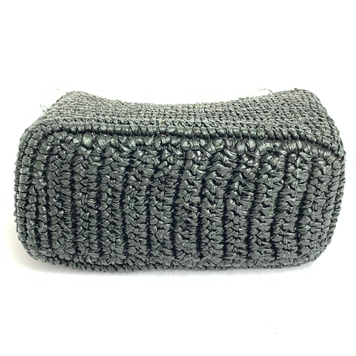 SENSI STUDIO Handbag Raffia Black Women's 6