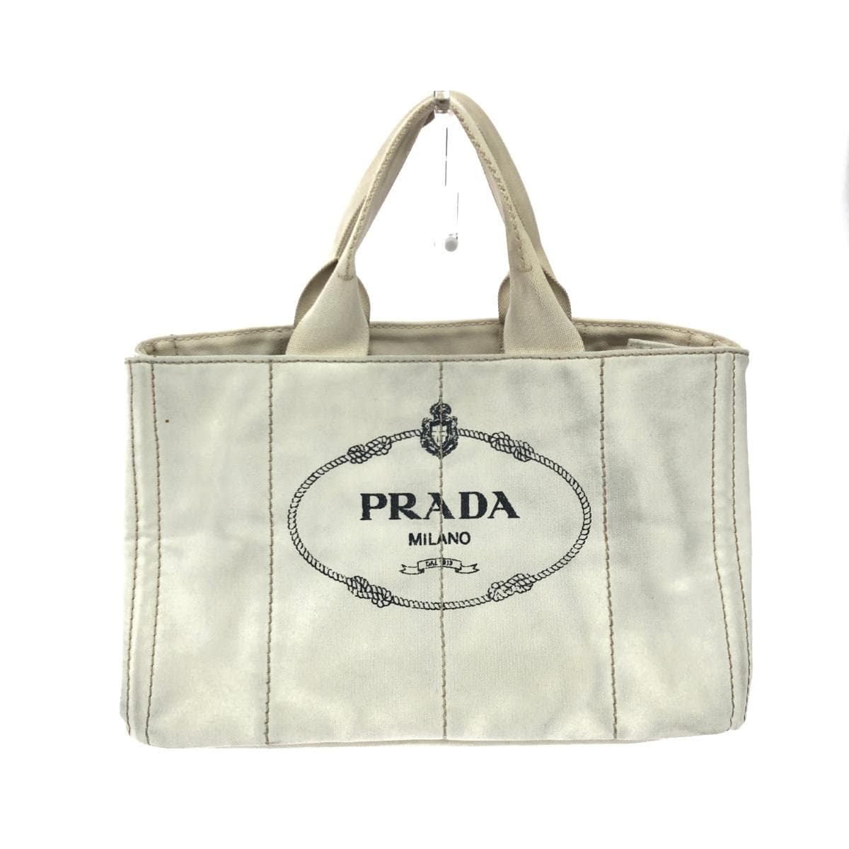 PRADA Canapa Canvas White Ladies