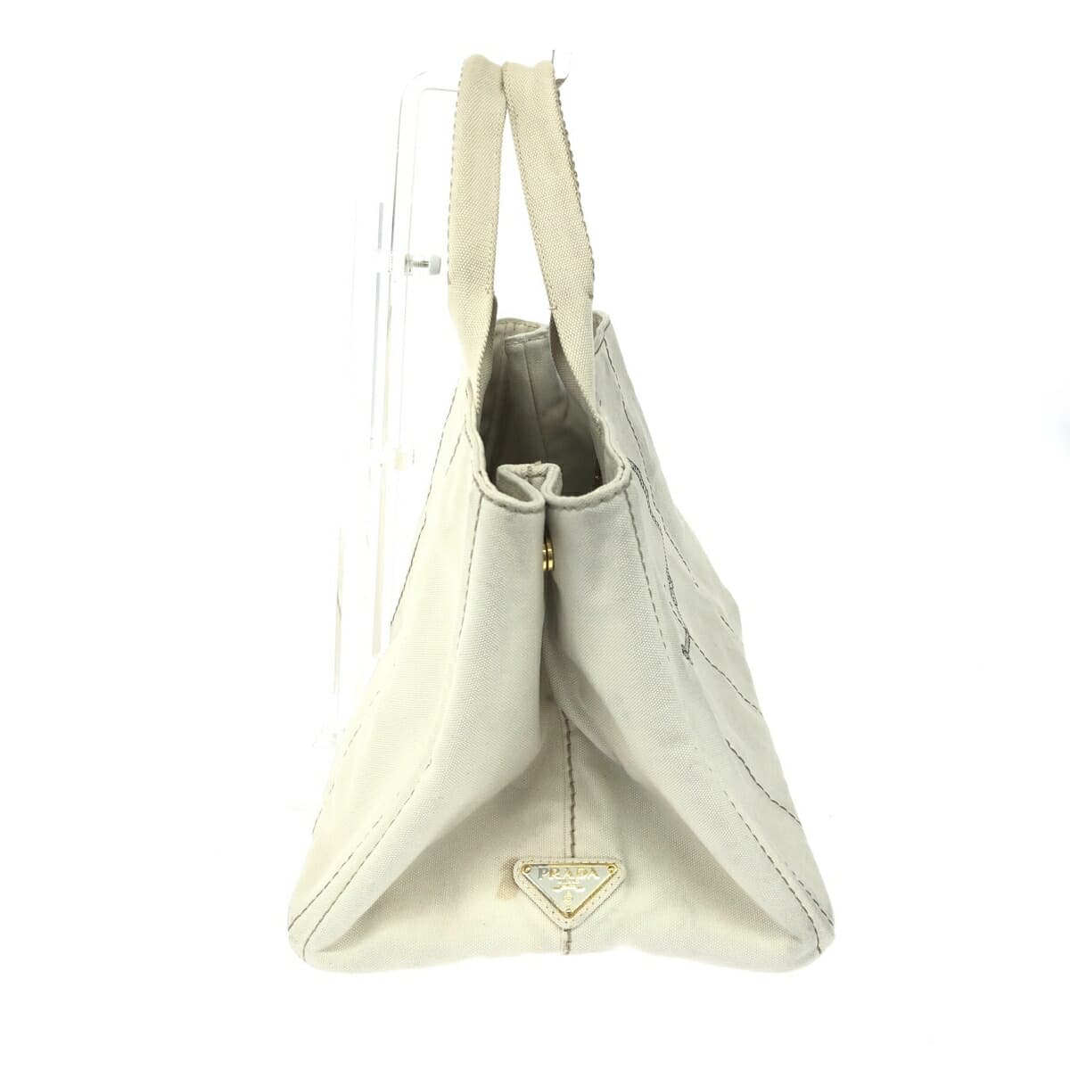 PRADA Canapa Canvas White Ladies 2