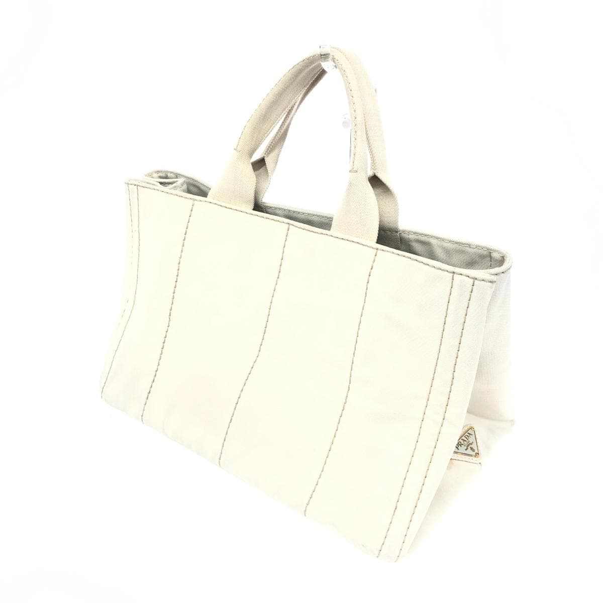 PRADA Canapa Canvas White Ladies 3