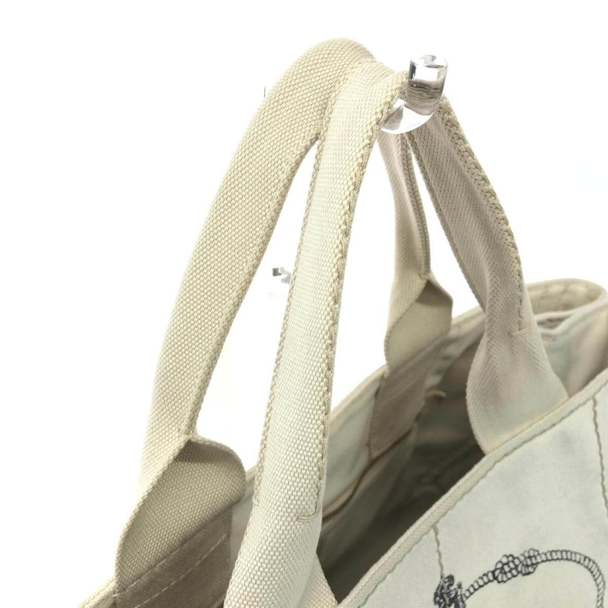 PRADA Canapa Canvas White Ladies 4