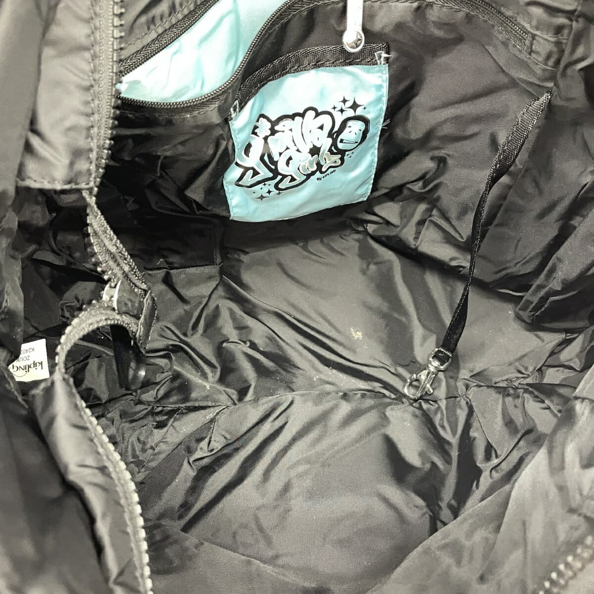 KIPLING Kipling Tote Bag Gira Girls / Nylon Black Ladies 4