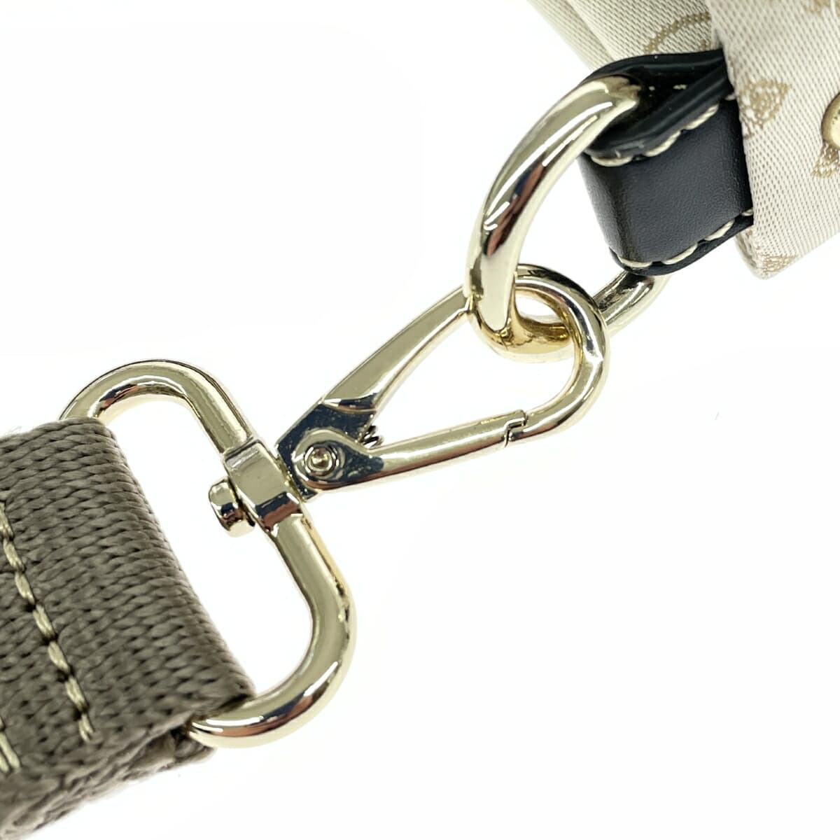 CHRISTIAN OLIVIER 2WAY Tote Bag Like New Monogram/Nylon/Olive Women's 6