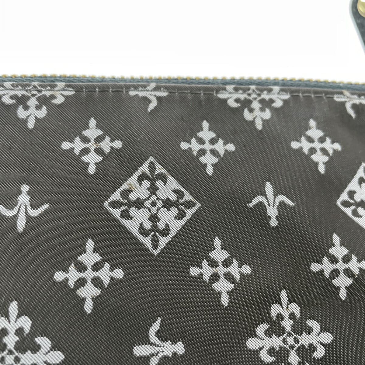 Russet Rassit Shoulder Bag Monogram Nylon Gray Women's 8