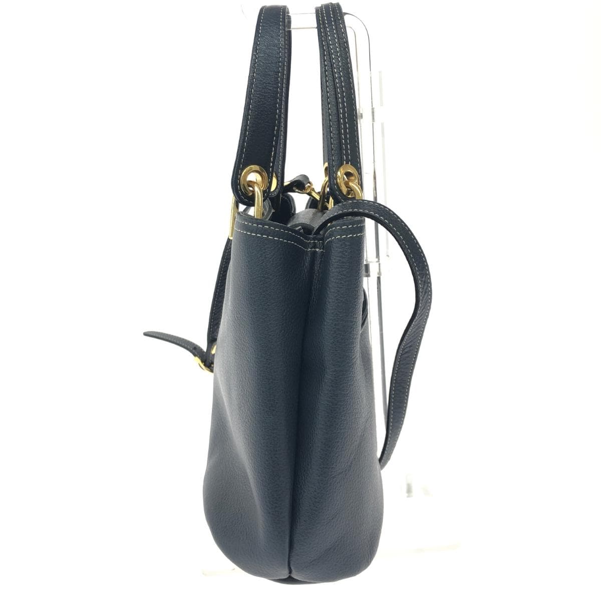 DAKOTA 2WAY Tote Bag Leather Navy for Women 2