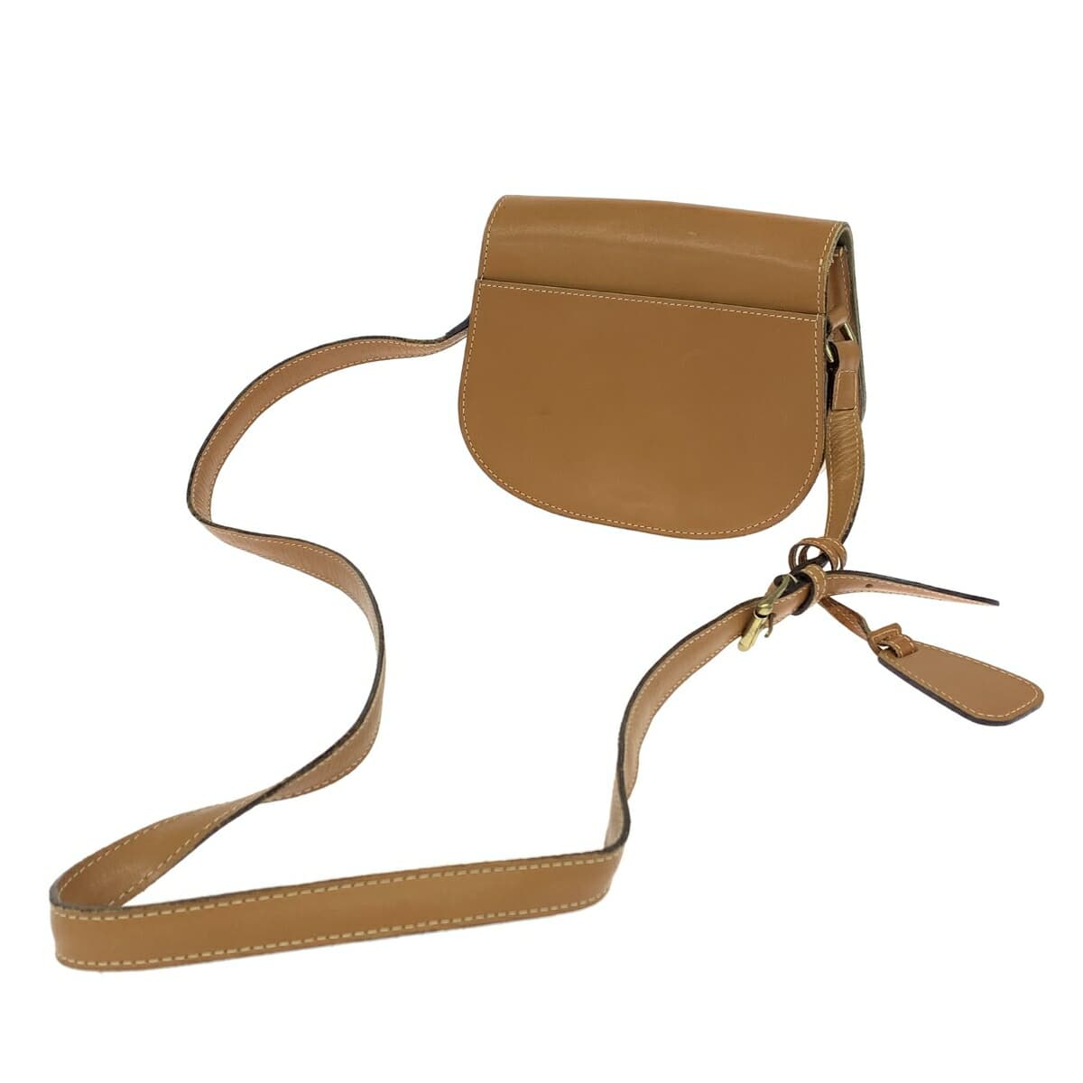 CALVIN KLEIN Shoulder Bag Vintage/Leather Brown Women's 3