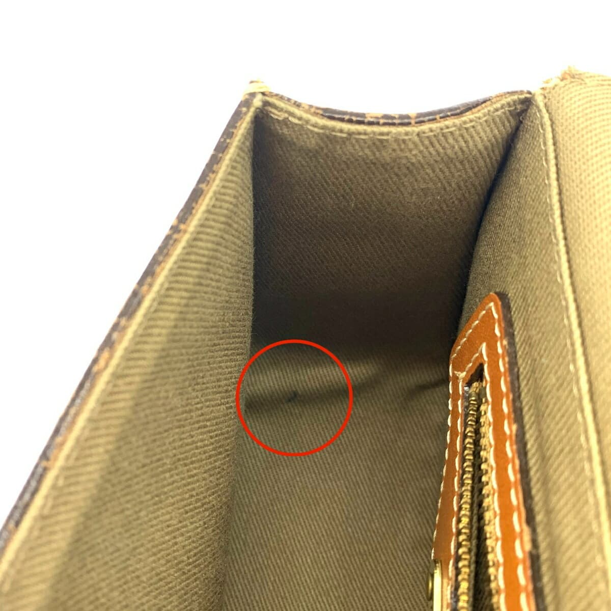 CALVIN KLEIN Shoulder Bag Vintage/Leather Brown Women's 9