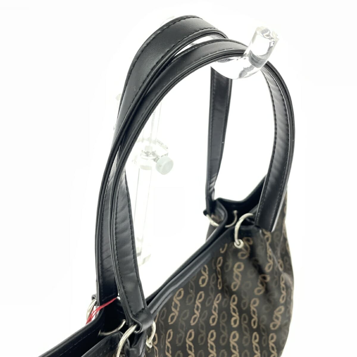 ROBERTA DI CAMERINO Tote Bag in Good Condition Nylon Black/Brown for Women 4