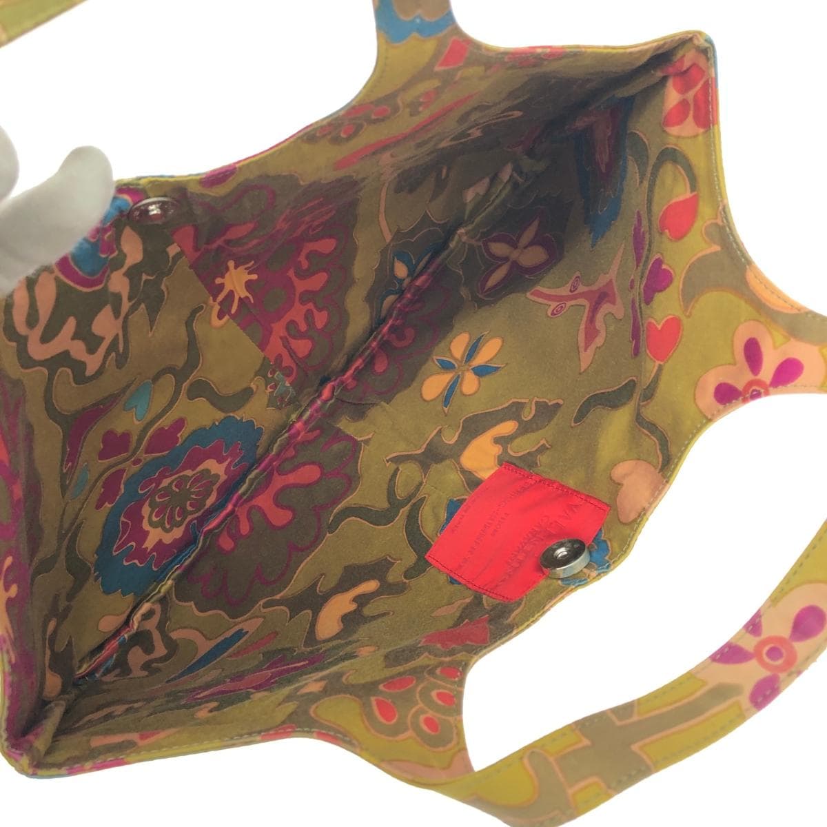 Valentino Garavani '67 Reissue Pattern Tote Bag Khaki Ladies 6