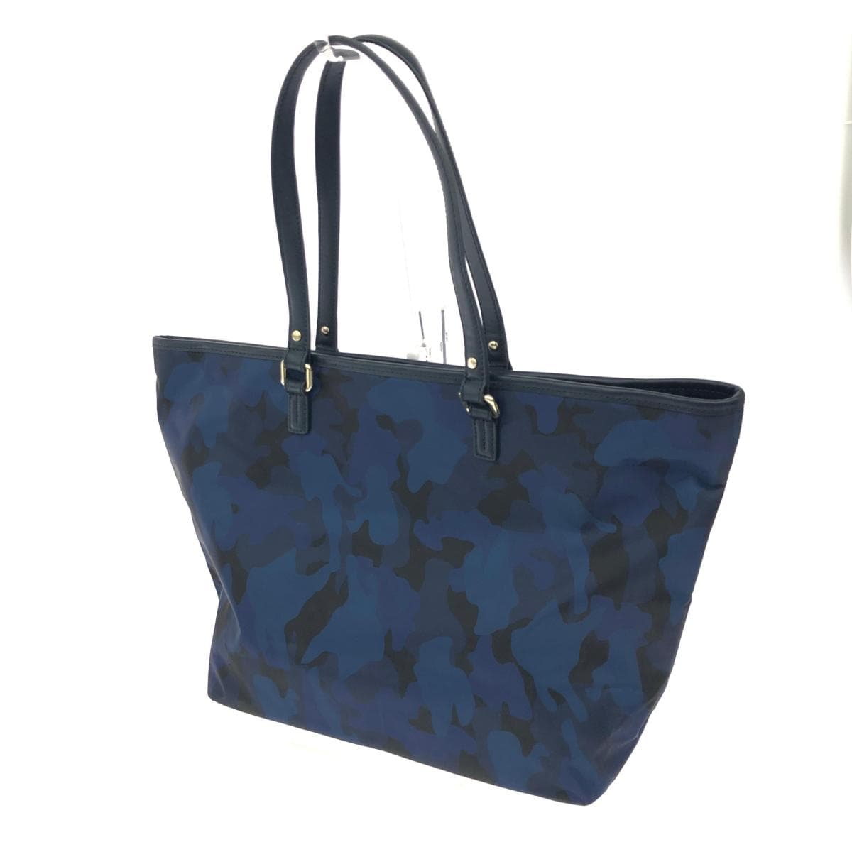 TOMMY HILFIGER Tote Bag and Clutch Bag Set Camouflage Nylon Navy Men's 3