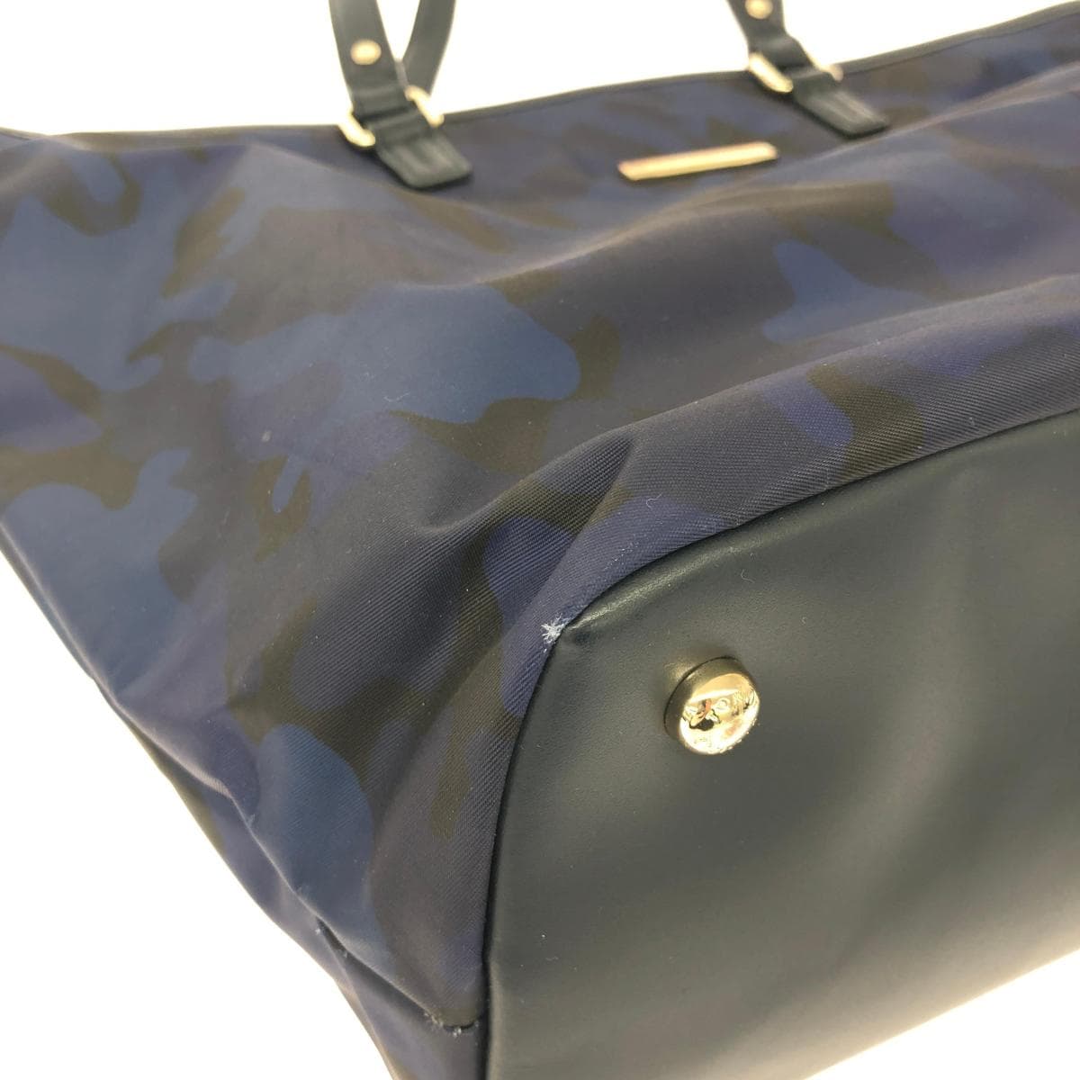 TOMMY HILFIGER Tote Bag and Clutch Bag Set Camouflage Nylon Navy Men's 9