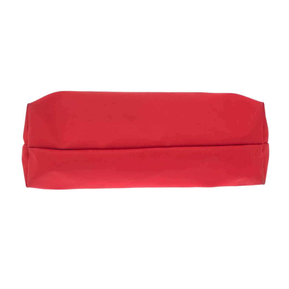 Kawakawa Rubber Tote Bag Big Zipper PVC Red Ladies 5