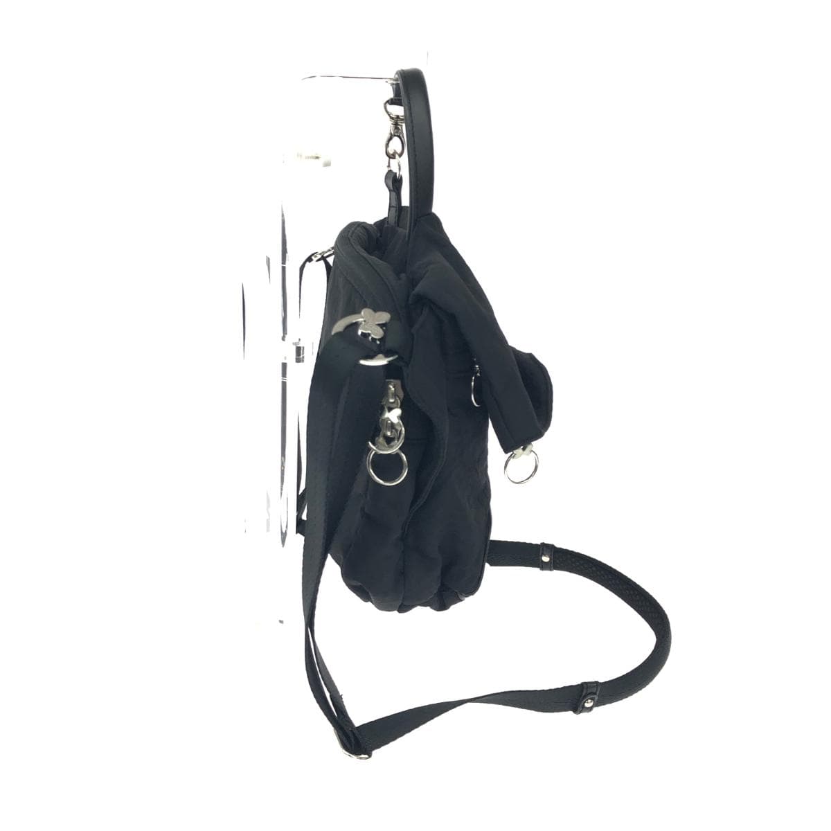 Kanana Project Mini Shoulder Bag Nylon Black for Women 2