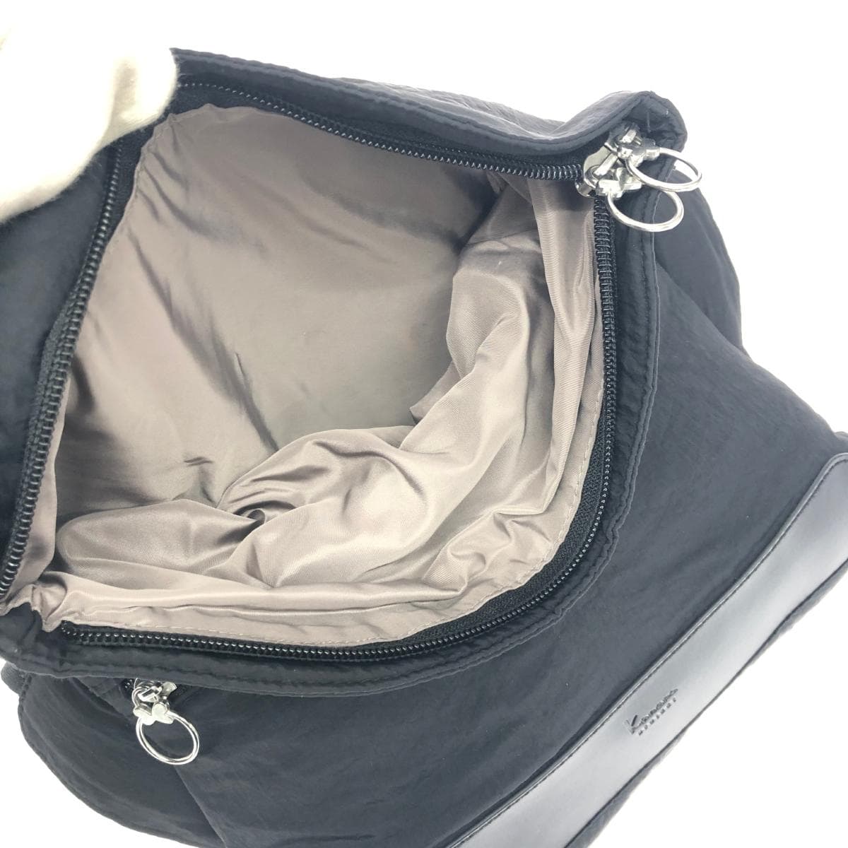 Kanana Project Mini Shoulder Bag Nylon Black for Women 7