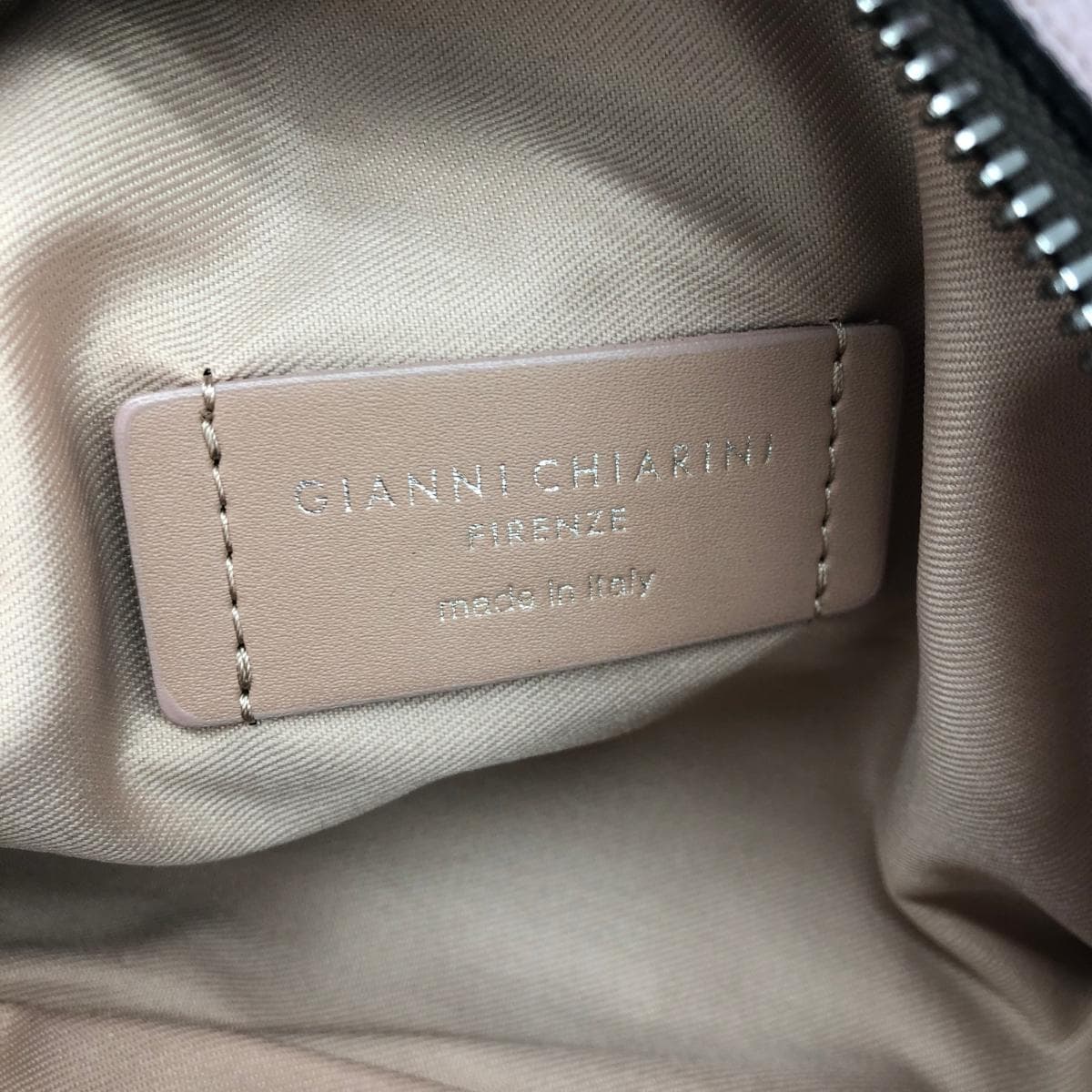 GIANNI CHIARINI 2WAY Mini Shoulder Bag / Alifa S Leather Pink Beige Women's 6