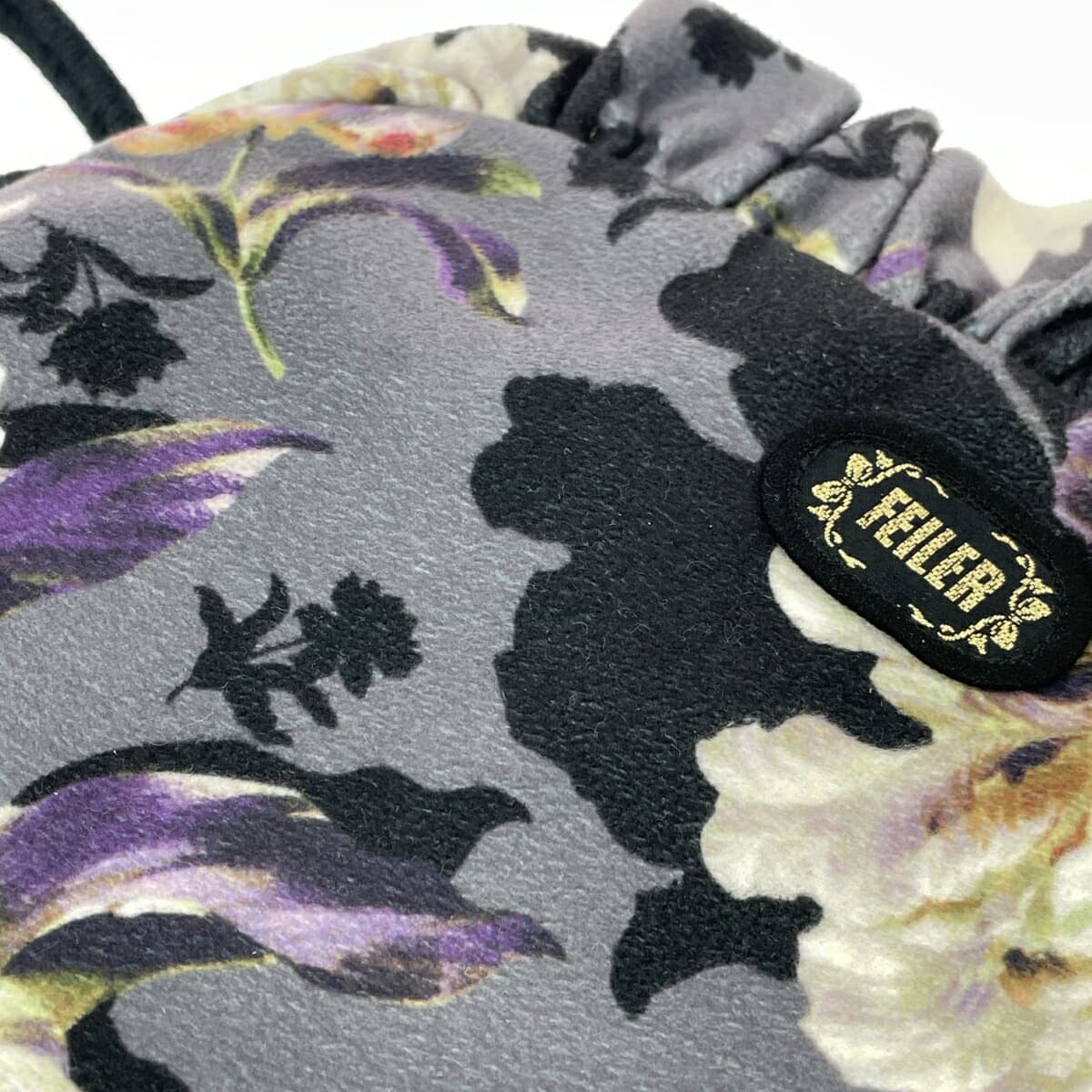 FEILER Shoulder Bag Flower Gray Ladies 6