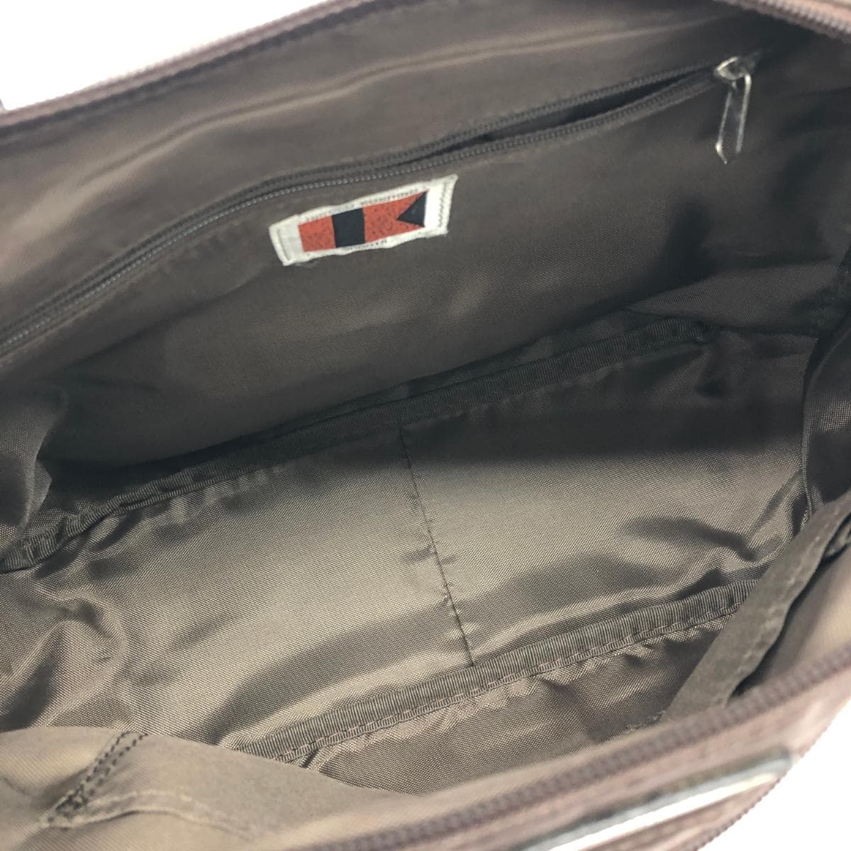 HIROKO KOSHINO 2WAY Boston Bag/Shoulder Set Total Logo/Nylon/Dark Brown Women's 8