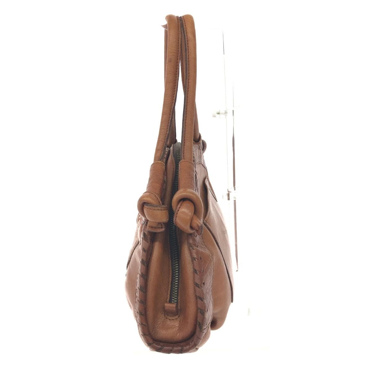 IBIZA Ibiza Handbag Leather Brown Women's 2