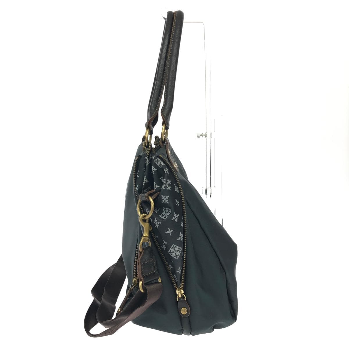 russet LACIT 2WAY tote bag Monogram/Nylon/Olive Women's 2