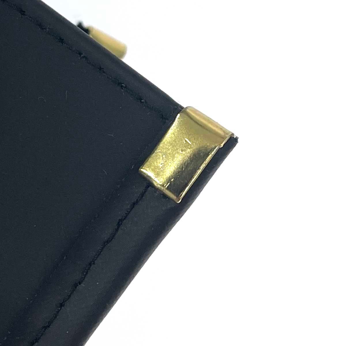 FENDI Mini Bag & Handkerchief Set Like New Zucca Pattern 085-3001 Black Ladies 8