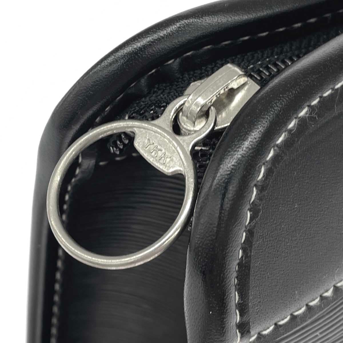 MILA SCHON Second Bag Clutch Bag Good Condition Logo/PVC Black Men's 6