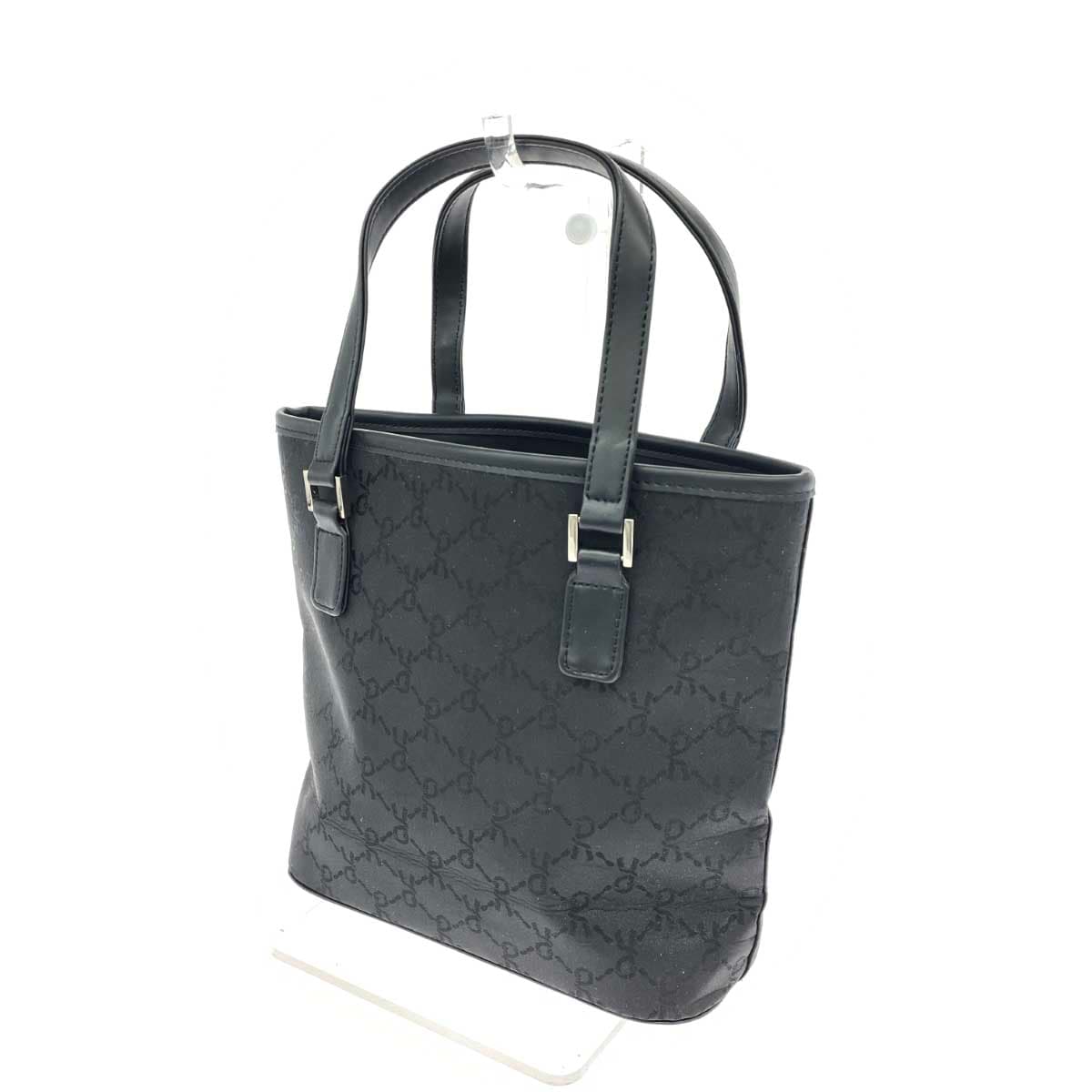 ROBERTA DI CAMERINO Mini Tote Bag Like New R Logo/Nylon Black Ladies 3