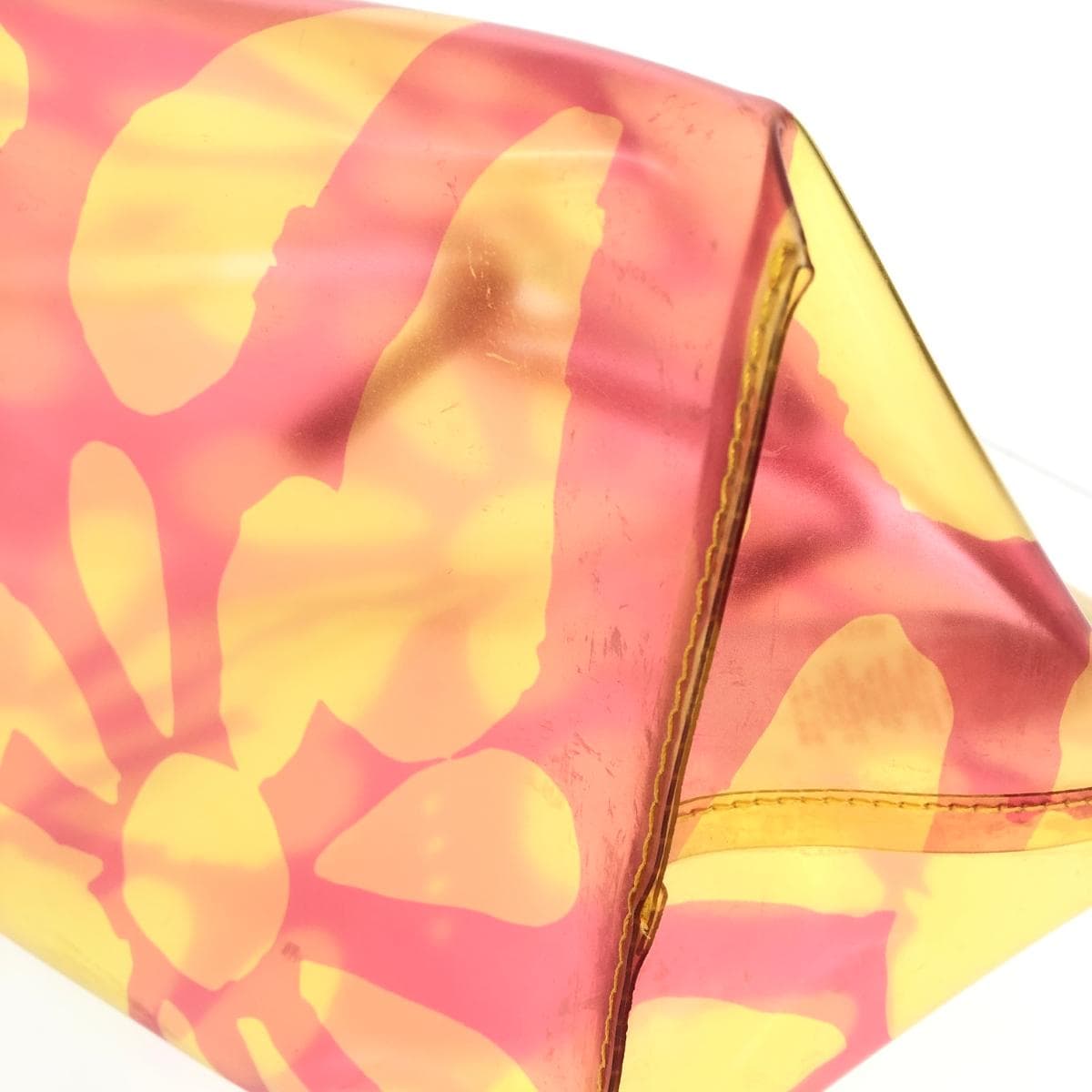 MARNI Tote Bag Flower/Vinyl Red/Yellow Women's 7