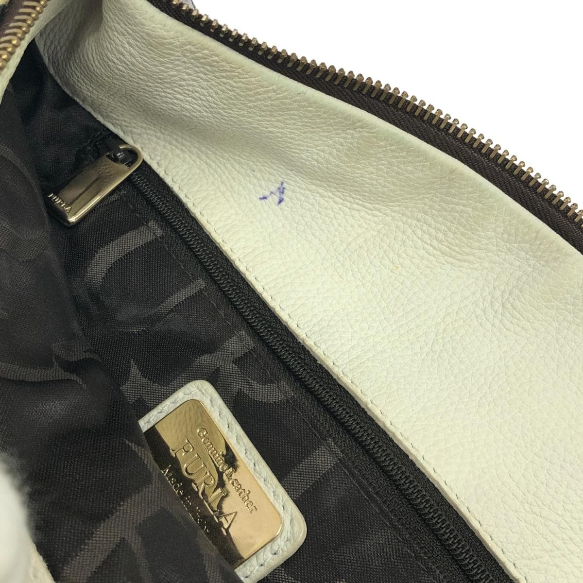 FURLA Furla Shoulder Bag Leopard Print / Leather Brown Women's 9