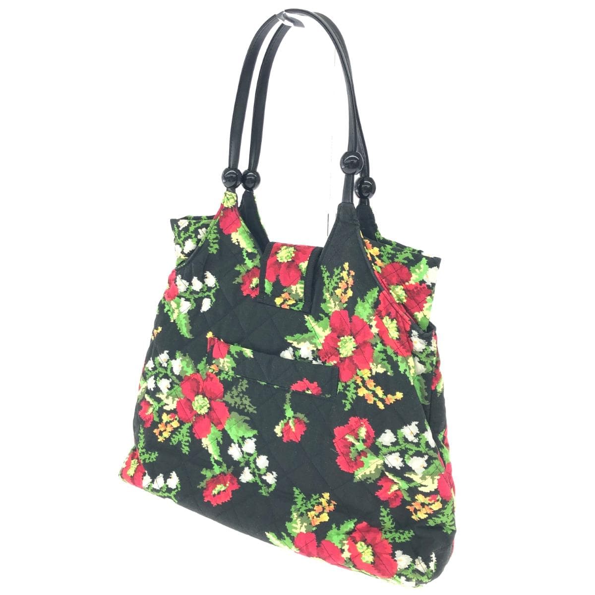 FEILER Tote Bag Good Condition Quilting Black Ladies 3