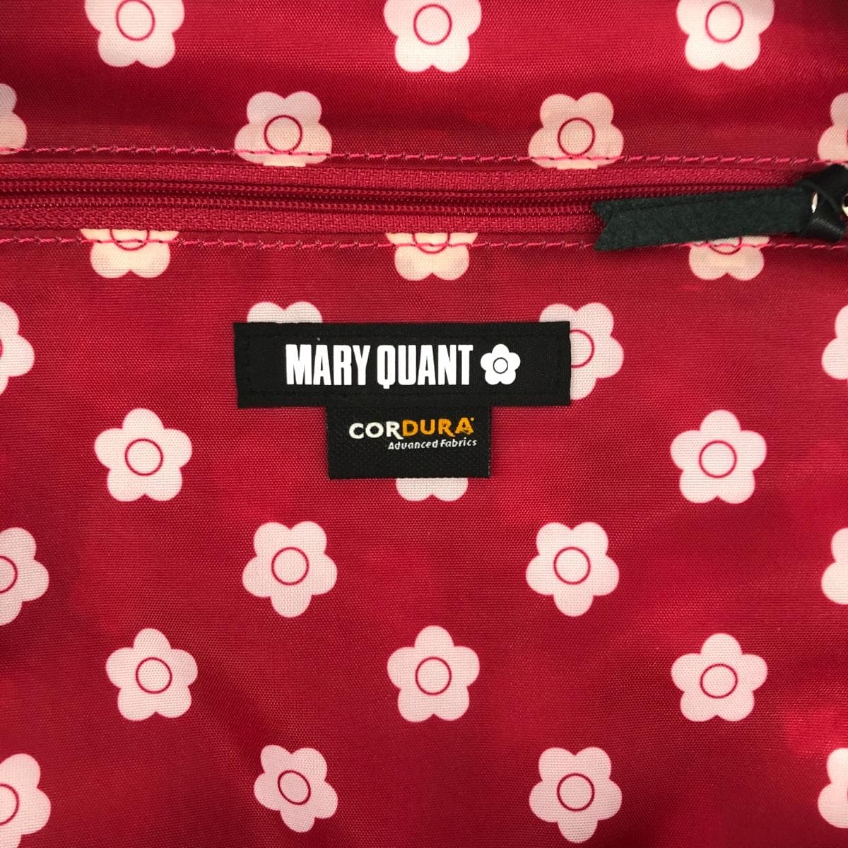 MARY QUANT Backpack Cordura Nylon Black Ladies 10