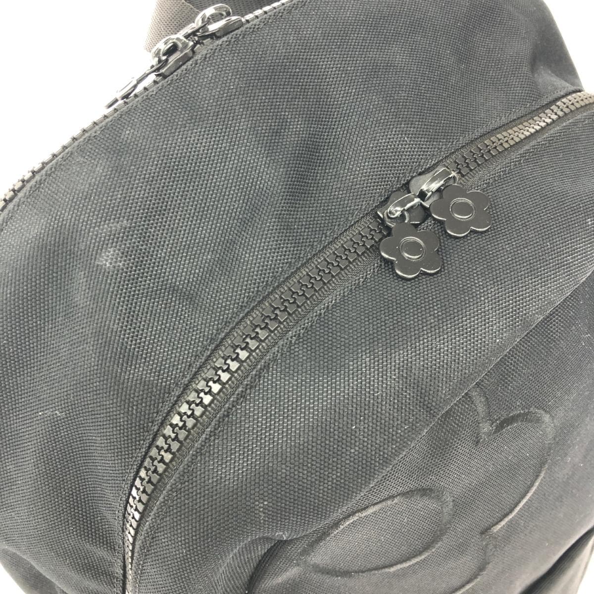 MARY QUANT Backpack Cordura Nylon Black Ladies 8