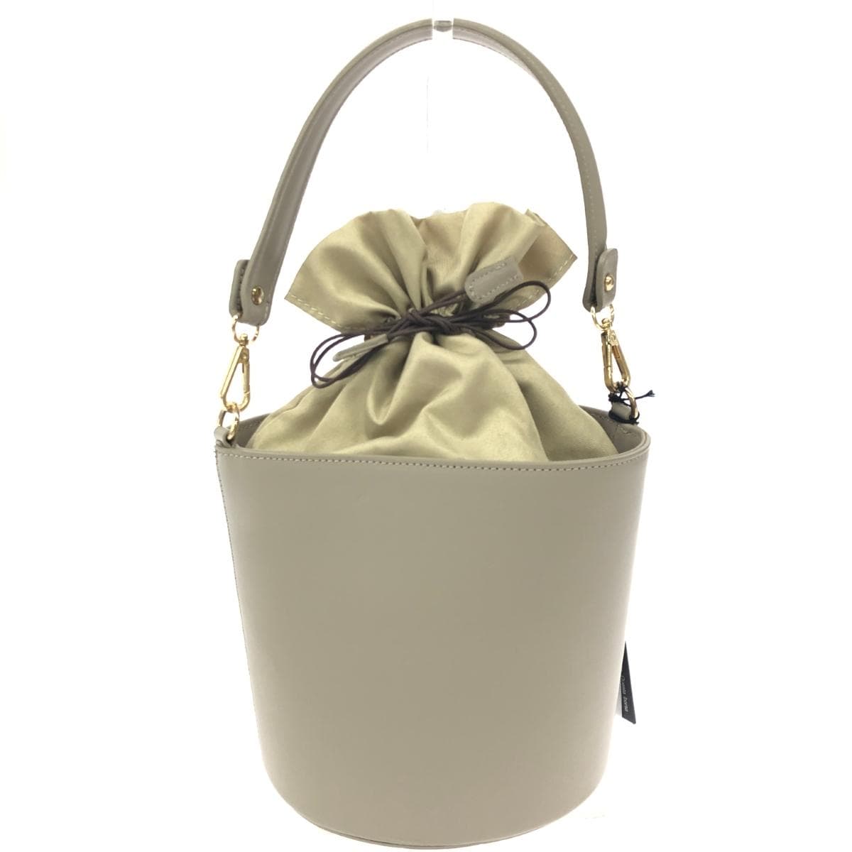 MARCO BIANCHINI 2WAY Bag Excellent Condition Bucket Type Gray Women's