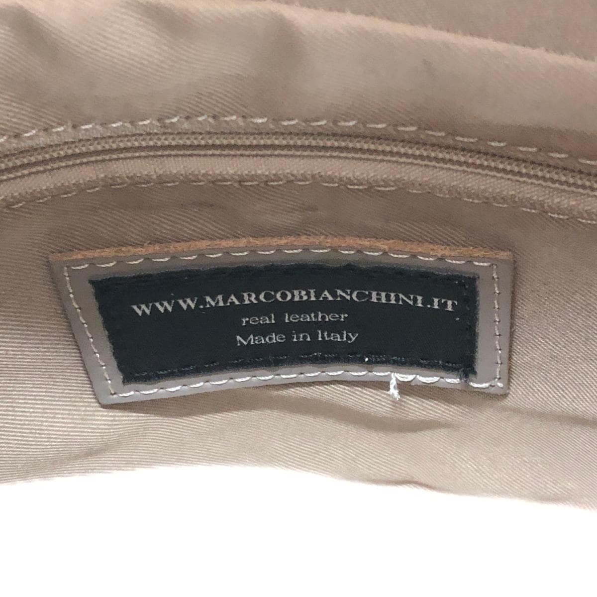 MARCO BIANCHINI 2WAY Bag Excellent Condition Bucket Type Gray Women's 7