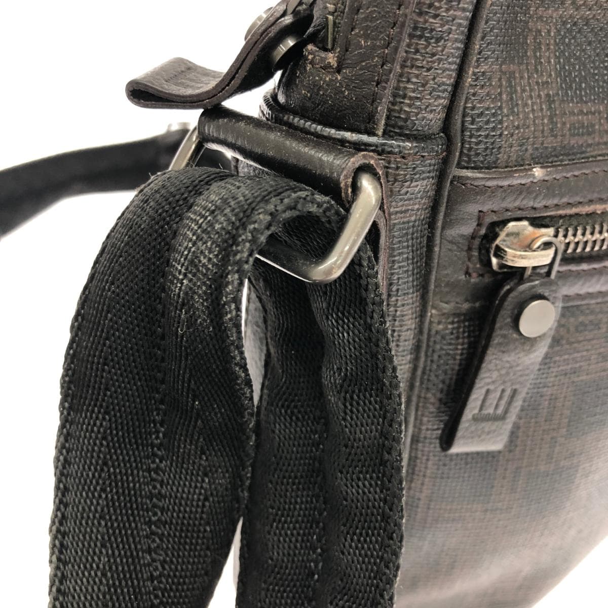 dunhill Dunhill Shoulder Bag PVC Brown Men's 8