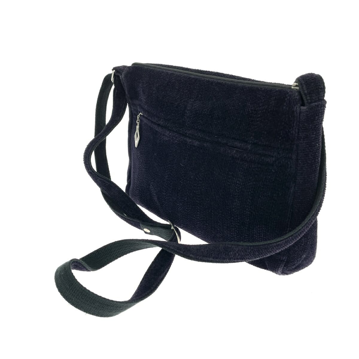 FEILER Shoulder Bag Chenille Weave Purple Ladies 3