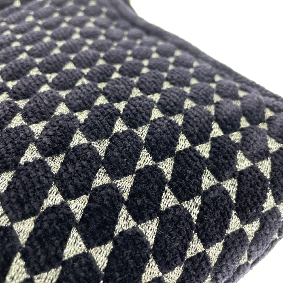 FEILER Shoulder Bag Chenille Weave Purple Ladies 5