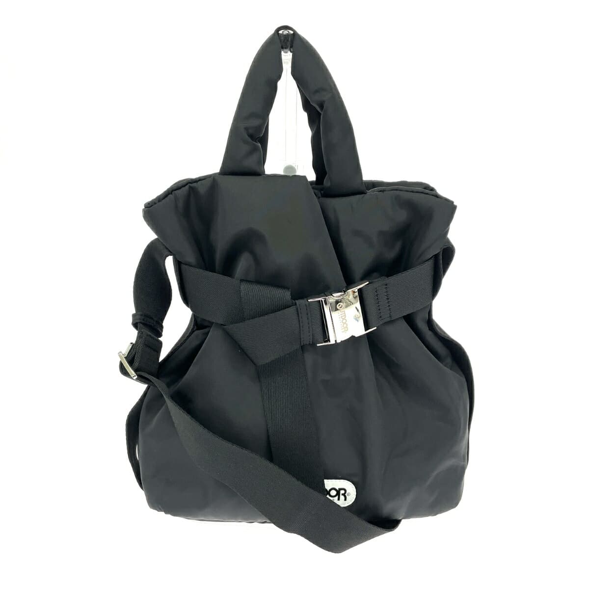 Outdoor Products 2WAY Bag Good Condition Belt Design Nylon Black Ladies