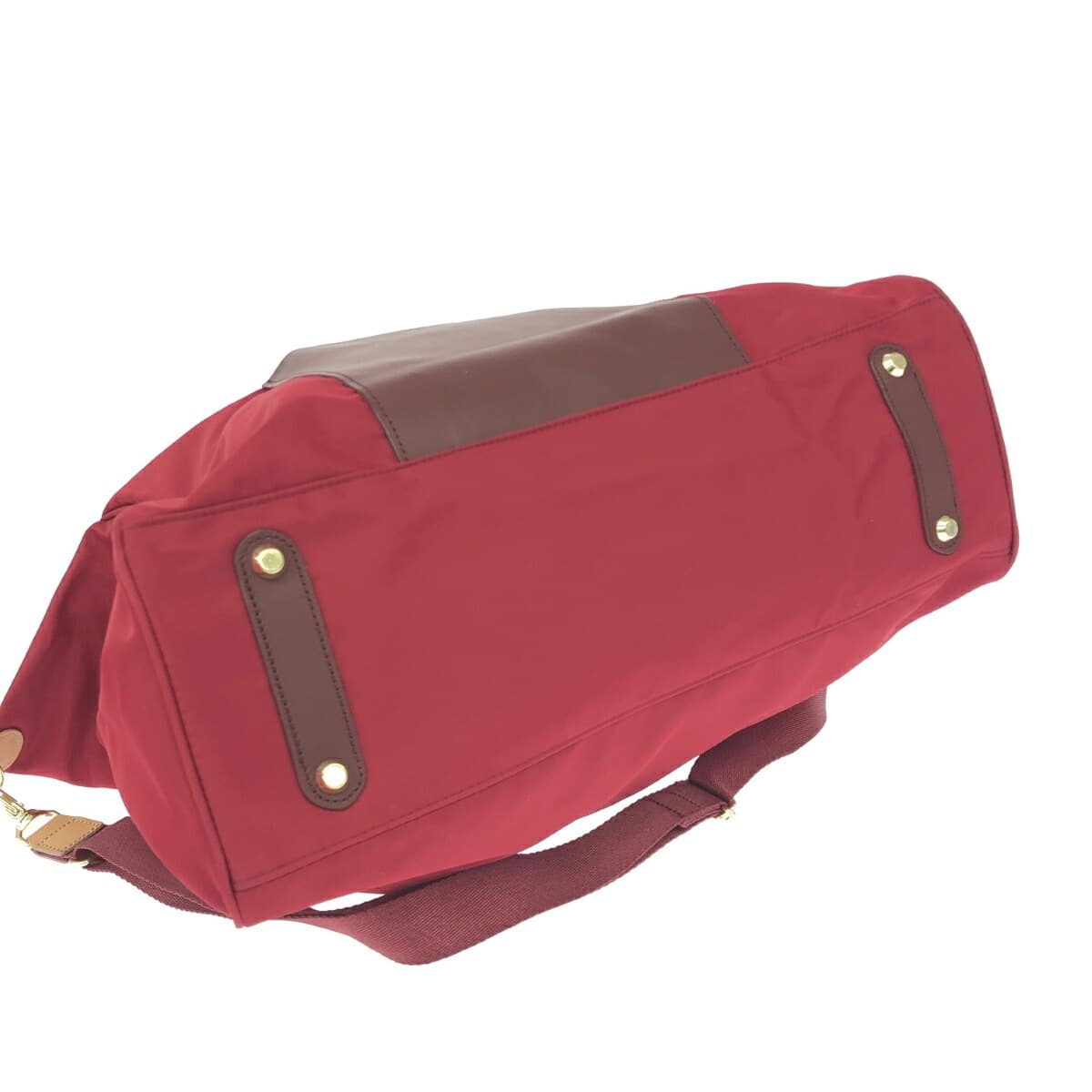 Kanana Project Boston Bag Good Condition Nylon Red Women's 4