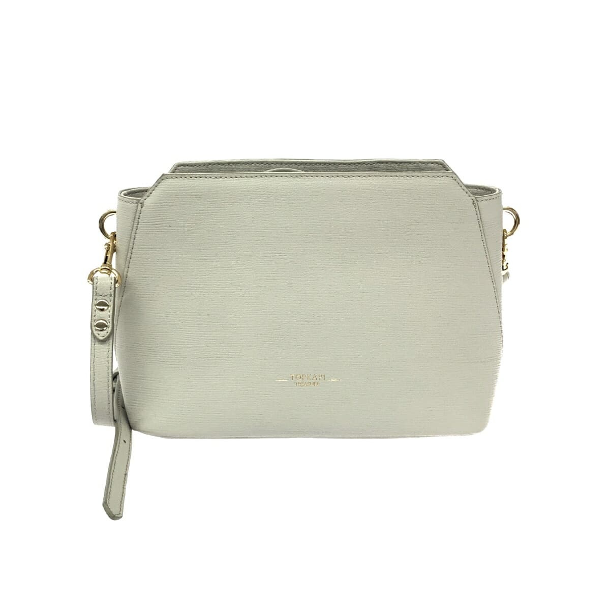 TOPKAPI Topkapi Shoulder Bag Excellent Condition Drawstring Gray Women's