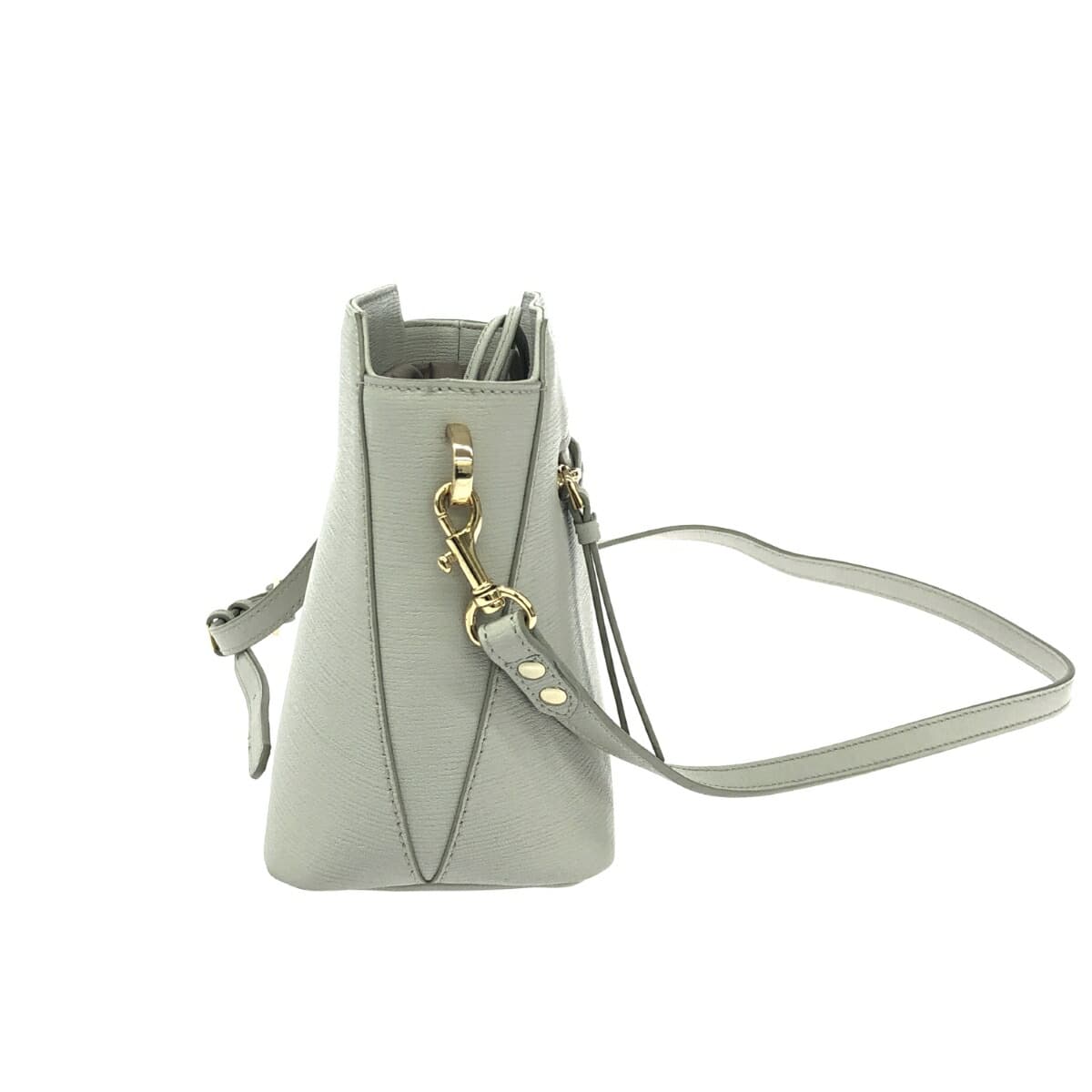 TOPKAPI Topkapi Shoulder Bag Excellent Condition Drawstring Gray Women's 2