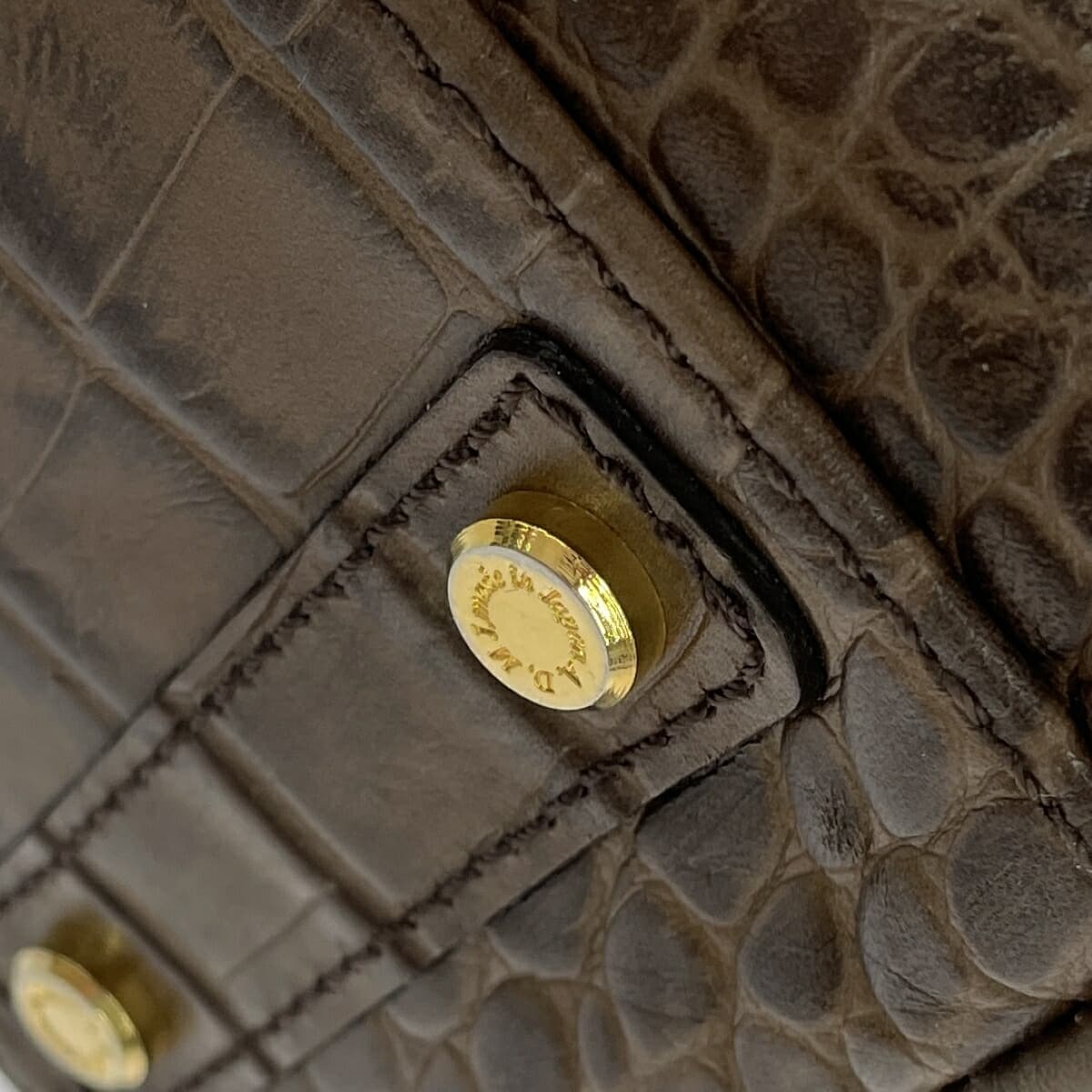 A.D.M.J (Accessoires De Mademoiselle) Accessoires De Mademoiselle Jap Tote Bag Leather Brown Ladies 8