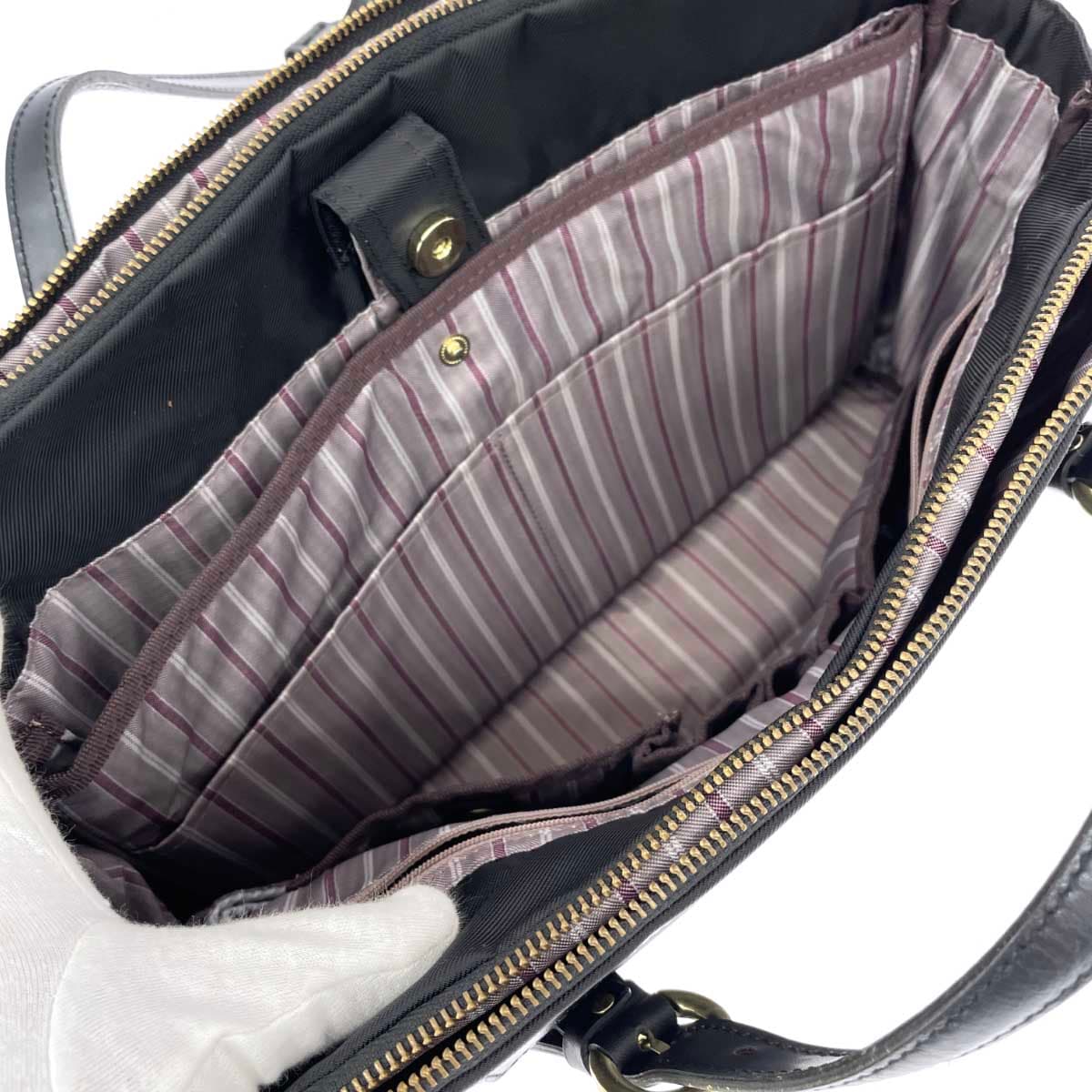 PROGRES Progress Tote Bag Nylon Black Women's 4